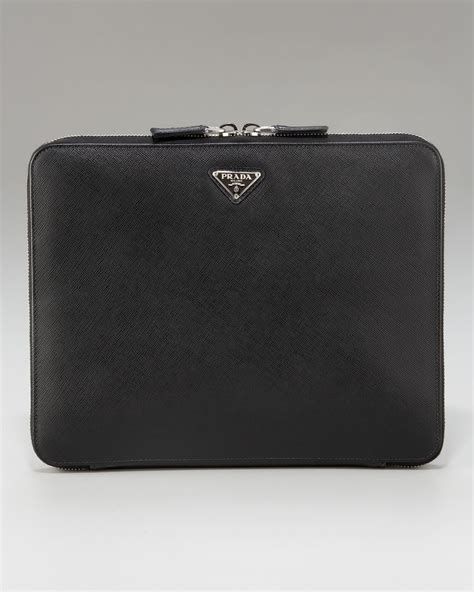 prada zip ipad case|Prada Saffiano iPad Case .